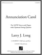 Annunciation Carol SATB choral sheet music cover